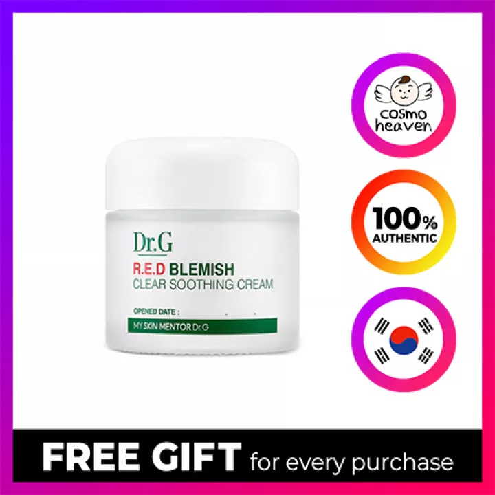 Image for Dr.G Red Blemish Clear Soothing Cream 70ml + FREE gift