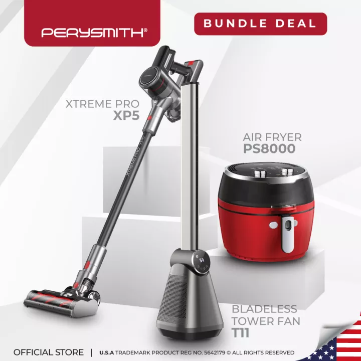 Image for PerySmith RM888 Deal | Fan+Cordless Vacuum+Air Fryer